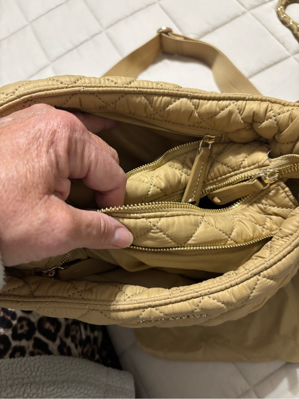 MZ Wallace Hobo Bag Shoulder Bag with Removable Chain and Crossbody Strap - - Picture 4 of 10